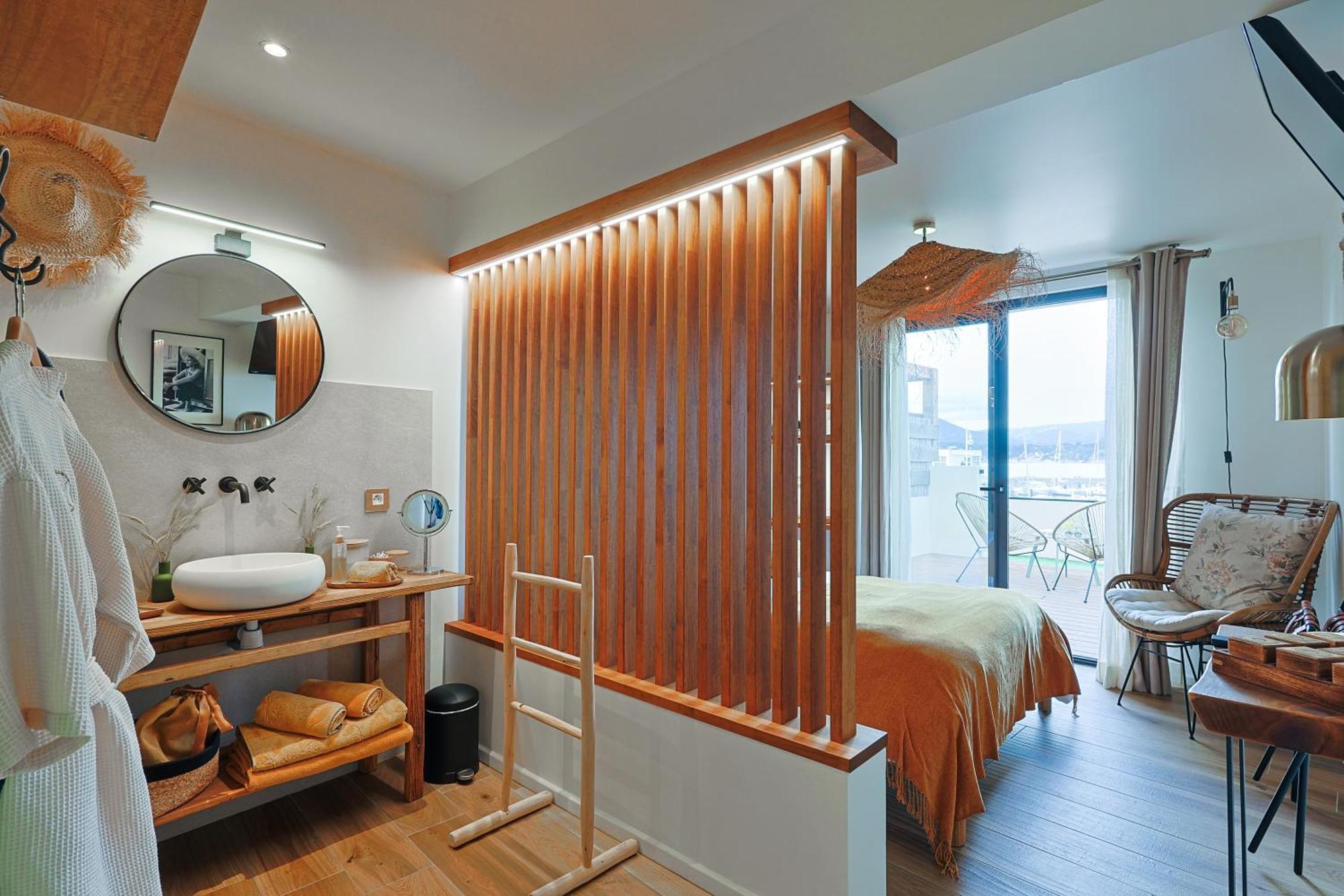 Chambre D'Hote Luxe Vue Mer Boheme Le Pradet Buitenkant foto